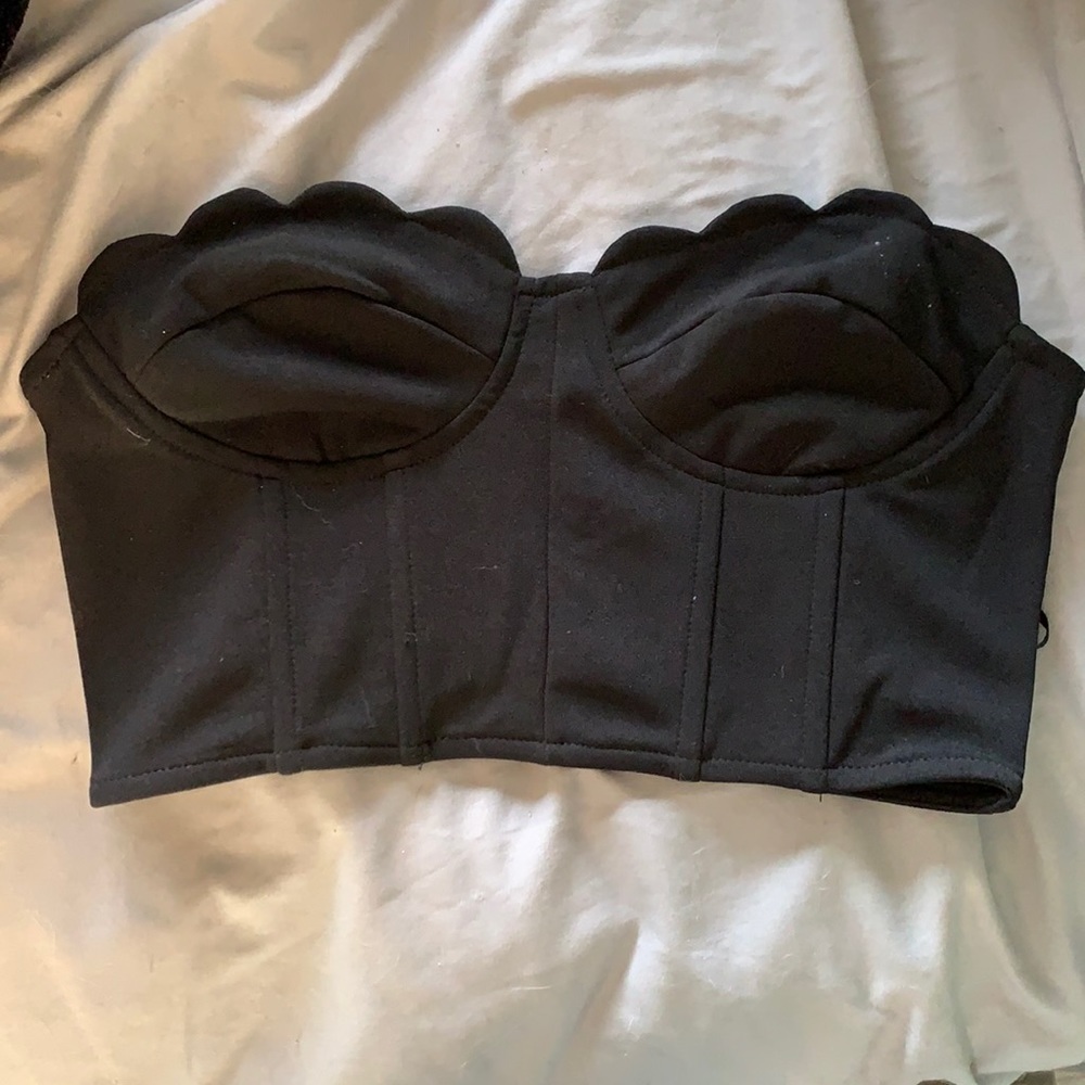 Black corset top